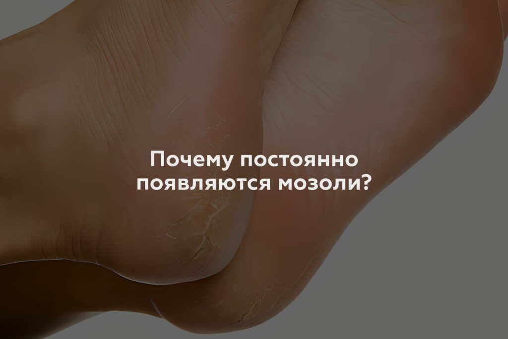 Почему постоянно появляются мозоли?