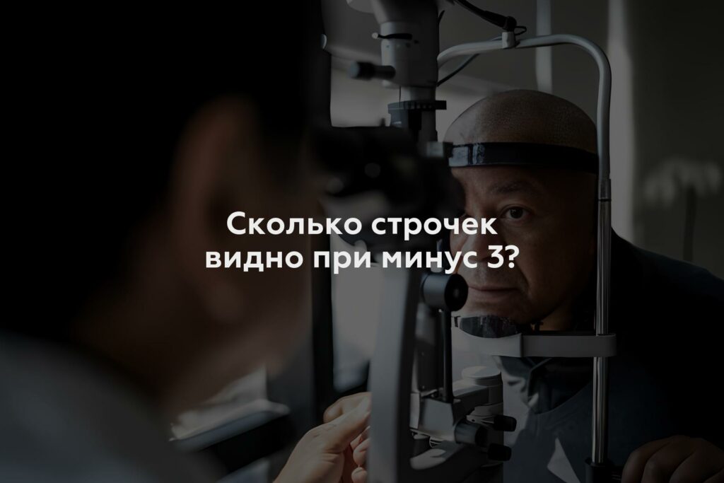 Сколько строчек видно при минус 3?