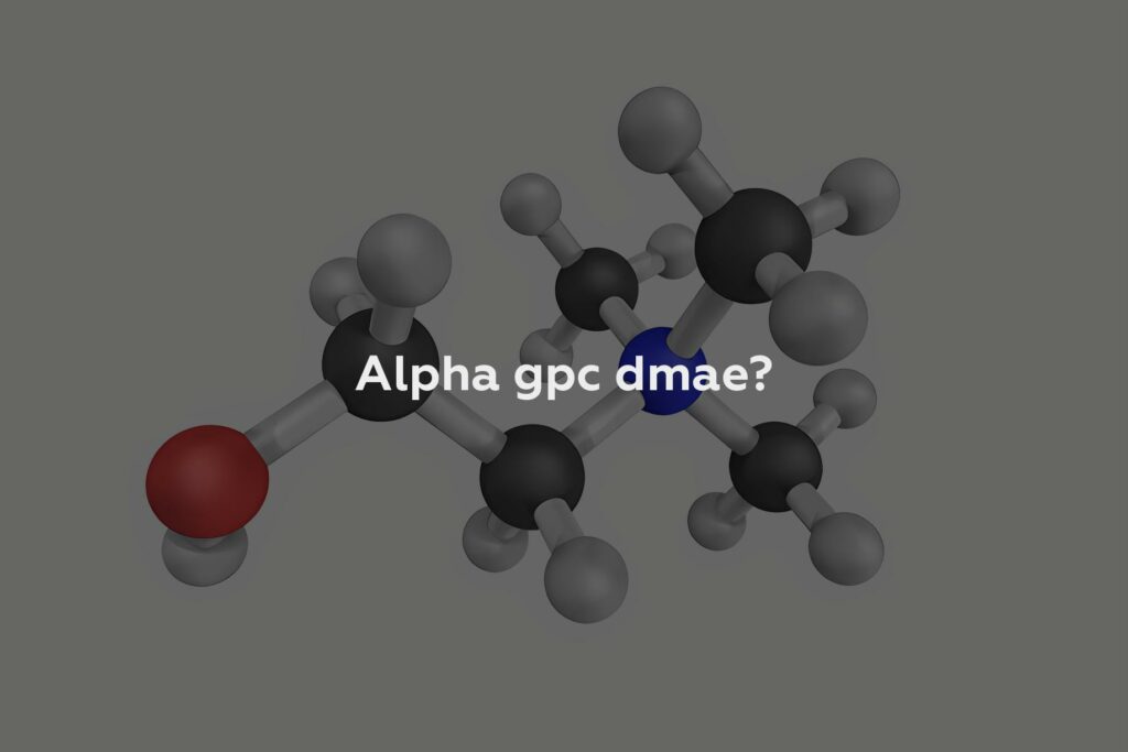 Alpha gpc dmae?