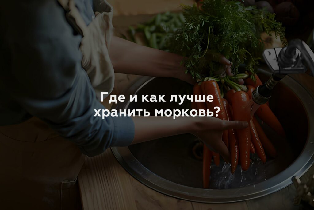 Где и как лучше хранить морковь?