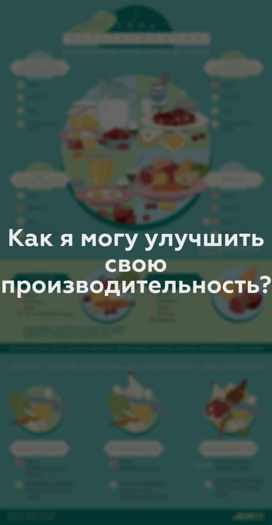 Как я могу улучшить свою производительность?