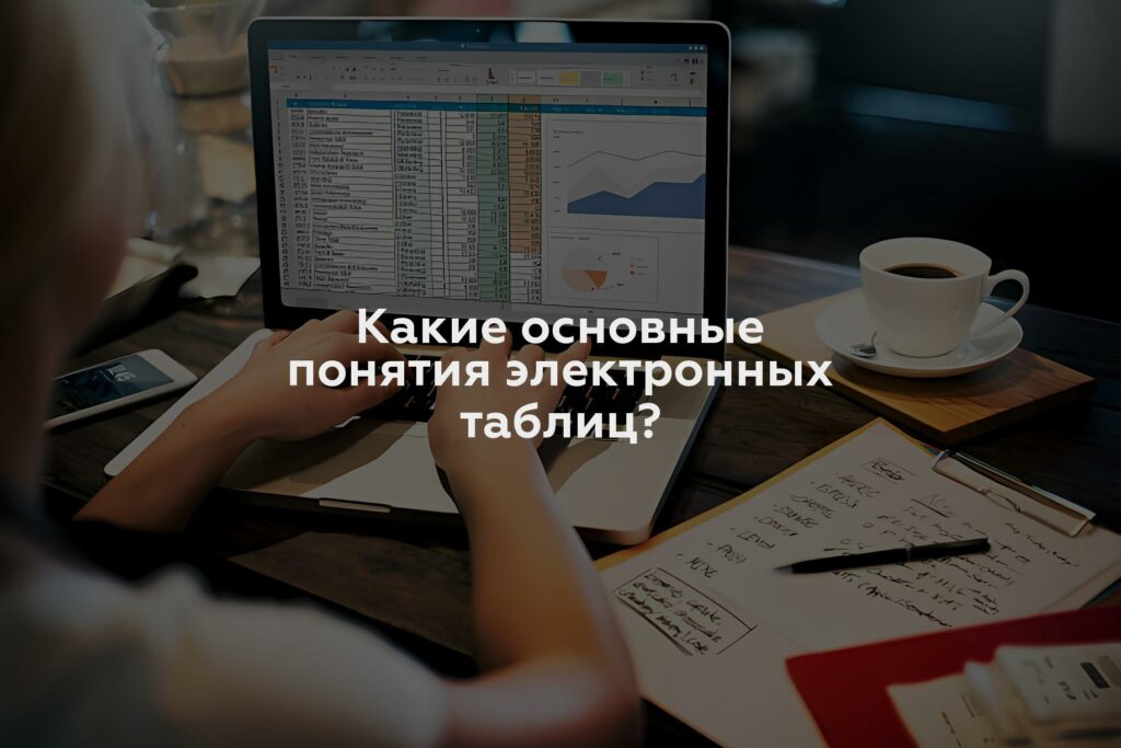 Какие основные понятия электронных таблиц?