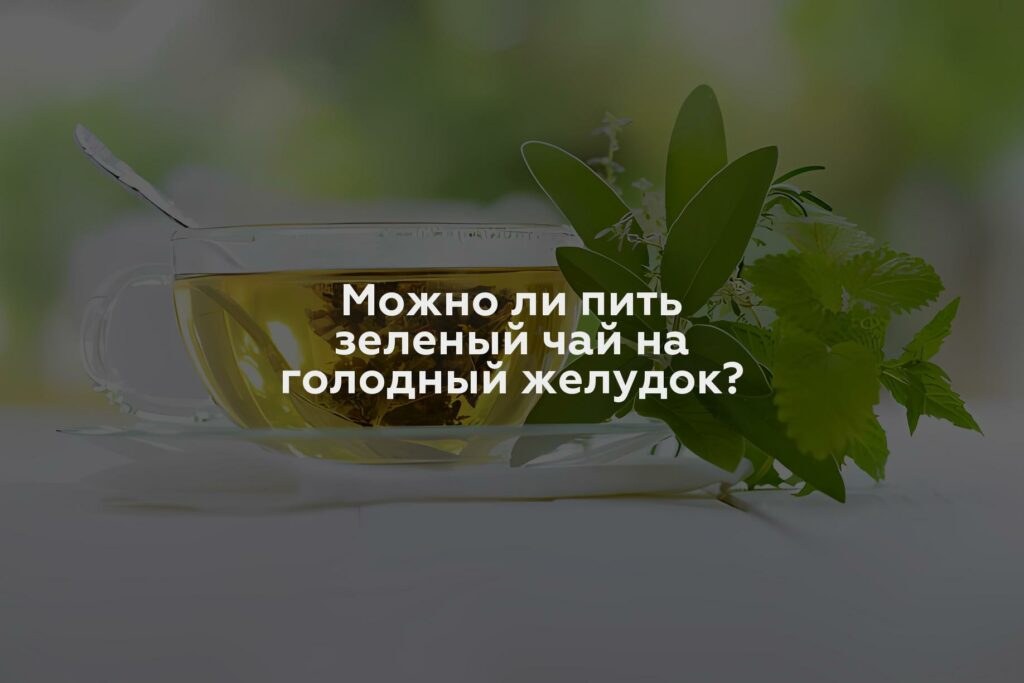 Можно ли пить зеленый чай на голодный желудок?