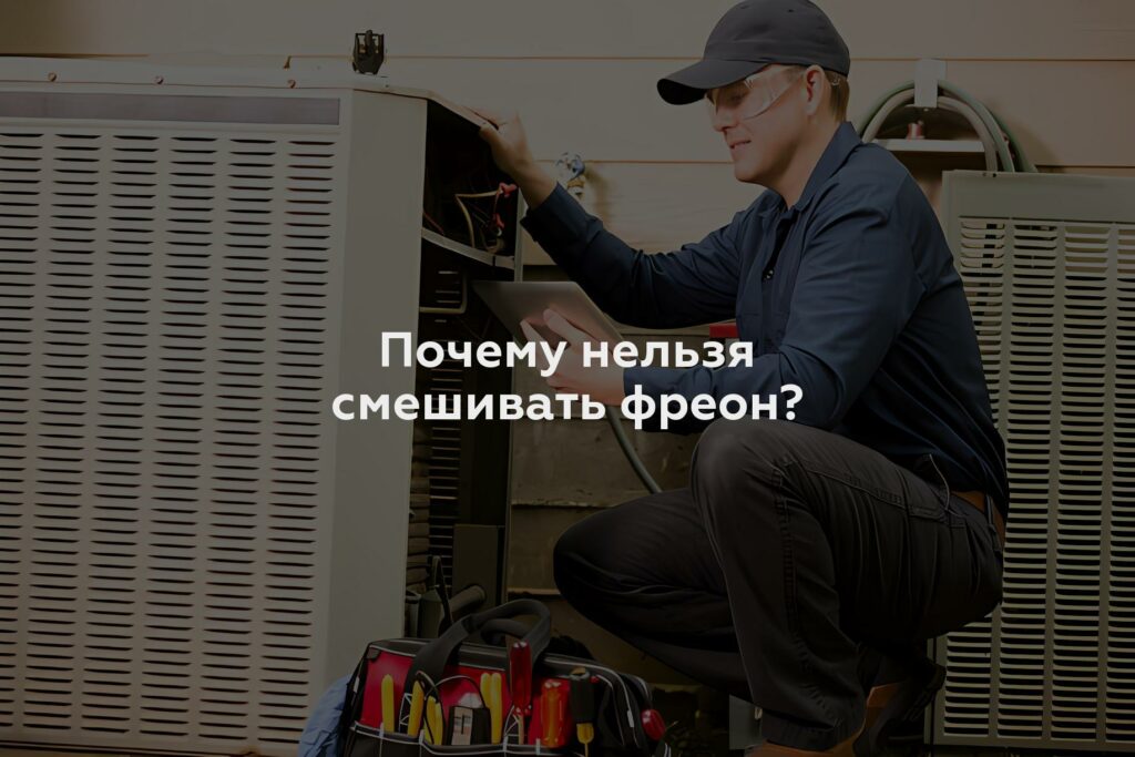 Почему нельзя смешивать фреон?