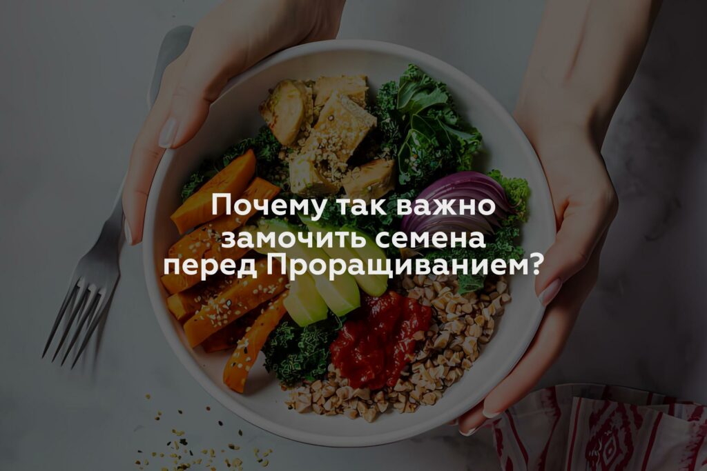 Почему так важно замочить семена перед Проращиванием?