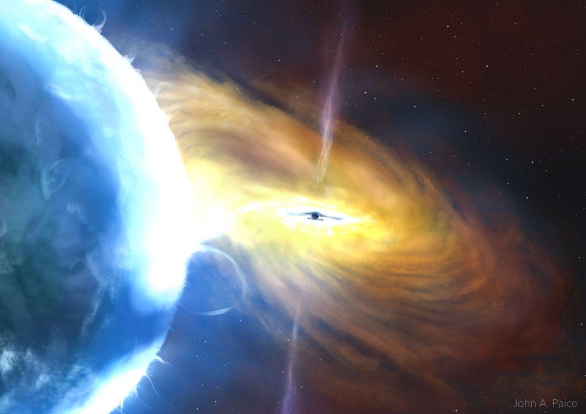 фото черной дыры в космосе 2023