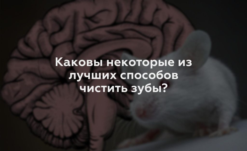 Каковы некоторые из лучших способов чистить зубы?