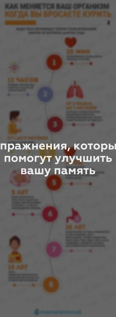 Упражнения, которые помогут улучшить вашу память